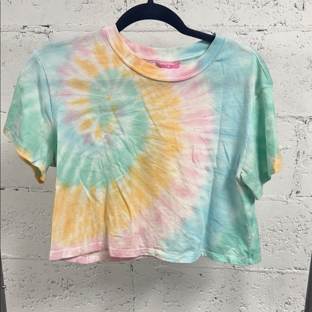 Tie Dye Crop Top Stoney Clover Short Sleeve T Shirt - Worn Once